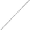 Thumbnail Image 1 of 2 CT. T.W. Diamond Station Bracelet in 10K White Gold