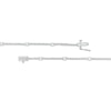 Thumbnail Image 3 of 2 CT. T.W. Diamond Station Bracelet in 10K White Gold
