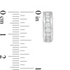 Thumbnail Image 3 of Vera Wang Men 5/8 CT. T.W. Diamond Huggie Hoop Earrings in Sterling Silver and Black Rhodium