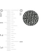 Vera Wang Men 3/4 CT. T.W. Composite Black Diamond Round Stud Earrings in Sterling Silver and Black Rhodium