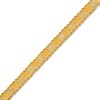 Thumbnail Image 1 of Bead and Multi-Row Bar Station Rope Chain Fashion Bracelet in 10K Gold - 7.5"