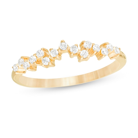 1/5 CT. T.w. Diamond Scatter Anniversary Band in 10K Gold