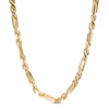 Thumbnail Image 0 of Made in Italy 4.3mm Diamond-Cut Figarope Chain Necklace in Hollow 14K Gold - 22"