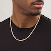 Thumbnail Image 3 of Made in Italy 4.3mm Diamond-Cut Figarope Chain Necklace in Hollow 14K Gold - 22"