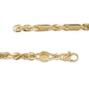 Thumbnail Image 3 of Made in Italy 4.3mm Diamond-Cut Figarope Chain Necklace in Hollow 14K Gold - 22"