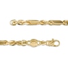 Thumbnail Image 3 of Made in Italy Men's 4.3mm Diamond-Cut Figarope Chain Bracelet in Hollow 14K Gold - 8.5"