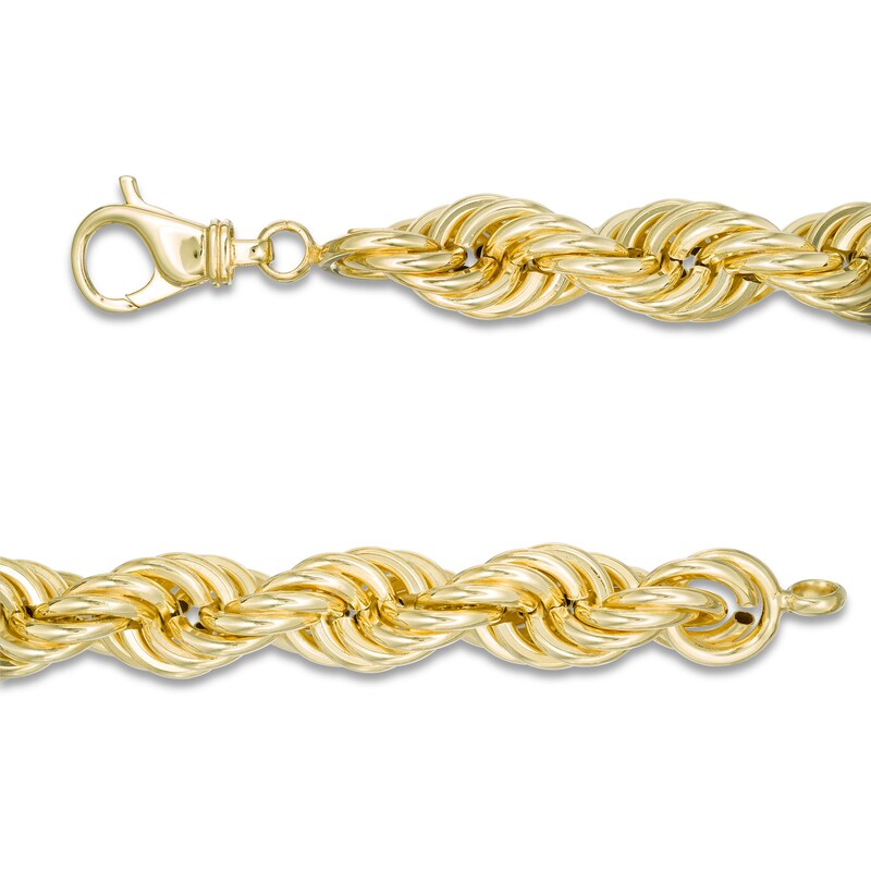 090 Gauge DiamondCut Rope Chain Necklace in 14K Gold 26" Zales