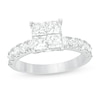 Thumbnail Image 1 of 2 CT. T.W. Quad Princess-Cut Diamond Engagement Ring in 14K White Gold