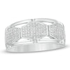 Thumbnail Image 1 of 3/8 CT. T.W. Composite Diamond Open Shank Ring in 10K White Gold