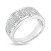 Thumbnail Image 3 of 3/8 CT. T.W. Composite Diamond Open Shank Ring in 10K White Gold
