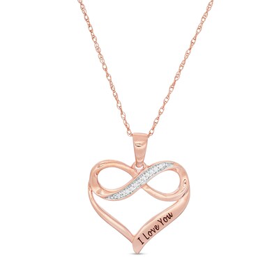 All Sterling Silver Infinity necklace engraved monogrammed charm with option you can choose more heart with tiny Cross and Heart