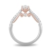 Thumbnail Image 4 of Enchanted Disney Anna 3/4 CT. T.W. Oval Diamond Vintage-Style Engagement Ring in 14K Two-Tone Gold