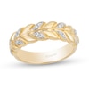 Thumbnail Image 0 of Enchanted Disney Anna 1/10 CT. T.W. Diamond Wheat Wedding Band in 14K Gold