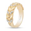 Thumbnail Image 2 of Enchanted Disney Anna 1/10 CT. T.W. Diamond Wheat Wedding Band in 14K Gold