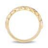 Thumbnail Image 4 of Enchanted Disney Anna 1/10 CT. T.W. Diamond Wheat Wedding Band in 14K Gold