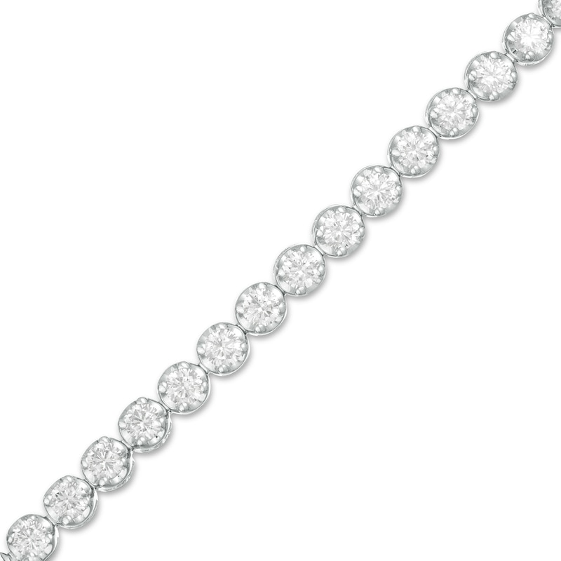 Main Image 1 of Marilyn Monroe™ Collection 4 CT. T.W. Diamond Tennis Bracelet in 10K White Gold