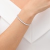 Thumbnail Image 3 of Marilyn Monroe™ Collection 4 CT. T.W. Diamond Tennis Bracelet in 10K White Gold