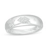 Thumbnail Image 1 of Marilyn Monroe™ Collection 1/15 CT. T.W. Diamond Novelty Ring in Sterling Silver