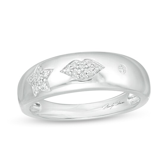 Marilyn Monroe™ Collection 1/15 CT. T.W. Diamond Novelty Ring in