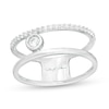 Thumbnail Image 1 of Marilyn Monroe™ Collection 1/5 CT. T.W. Diamond Ring in 10K White Gold