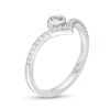 Thumbnail Image 2 of Marilyn Monroe™ Collection 1/5 CT. T.W. Diamond Chevron Ring in 10K White Gold