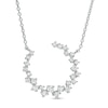 Thumbnail Image 1 of Marilyn Monroe™ Collection 3/8 CT. T.W. Diamond Scatter Necklace in 10K White Gold