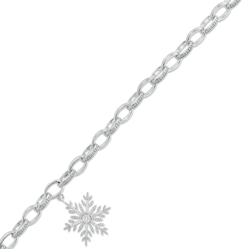 Polished Snowflake Charm