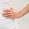 Thumbnail Image 3 of Marilyn Monroe™ Collection 1 CT. T.W. Baguette and Round Diamond Multi-Row Bolo Bracelet in 10K White Gold - 9.5"