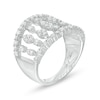 Thumbnail Image 1 of Marilyn Monroe™ Collection 1 CT. T.W. Diamond Art Deco Ring in 10K White Gold