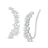 Thumbnail Image 1 of Marilyn Monroe™ Collection 5/8 CT. T.W. Diamond Crawler Earrings in 10K White Gold