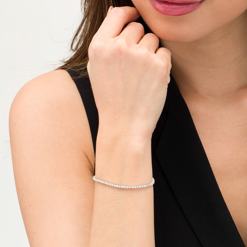 Main Image 2 of 2 CT. T.W. Diamond Tennis Bracelet in 10K White Gold