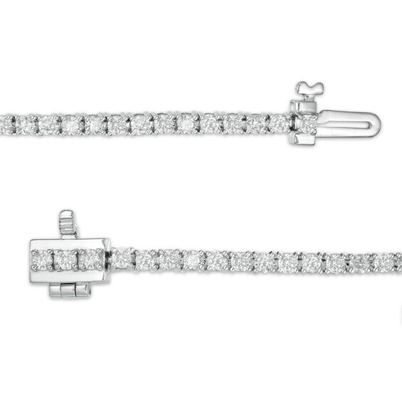 2 CT. T.w. Diamond Tennis Bracelet in 10K White Gold