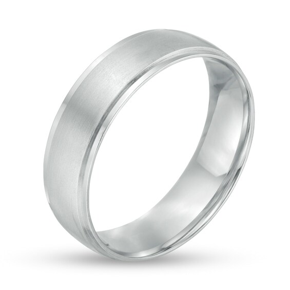 6.0mm Comfort Fit Wedding Band in Platinum