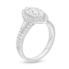 Thumbnail Image 2 of 1 CT. T.W. Marquise Diamond Frame Engagement Ring in 14K White Gold