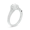 Thumbnail Image 2 of Marilyn Monroe™ Collection 3/4 CT. T.W. Diamond Hexagonal Frame Art Deco Engagement Ring in 14K White Gold