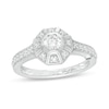 Thumbnail Image 1 of Marilyn Monroe™ Collection 1/2 CT. T.W. Diamond Octagonal Frame Art Deco Engagement Ring in 14K White Gold