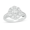 Thumbnail Image 0 of Marilyn Monroe™ Collection 1-1/4 CT. T.W. Diamond Frame Engagement Ring in 14K White Gold