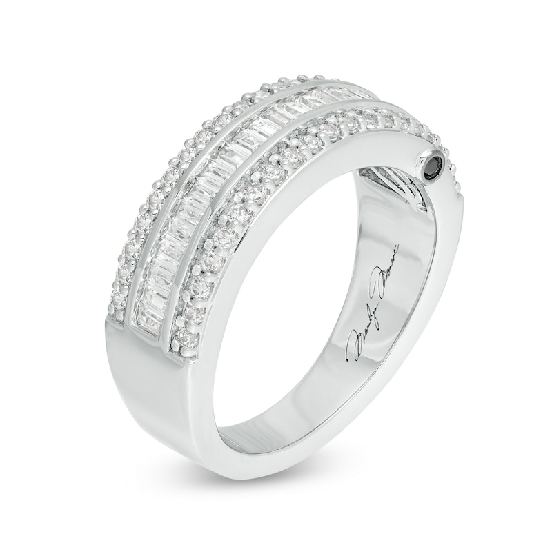 Main Image 2 of Marilyn Monroe™ Collection 3/4 CT. T.W. Diamond Multi-Row Anniversary Band in 14K White Gold
