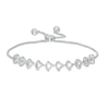 Thumbnail Image 1 of Marilyn Monroe™ Collection 1/2 CT. T.W. Diamond Bolo Bracelet in 10K White Gold - 9.5"