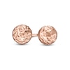 Thumbnail Image 0 of 5.0mm Diamond-Cut Ball Stud Earrings in 14K Rose Gold