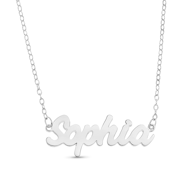 Bold Cursive Name Necklace (1 Line) Zales