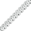 Thumbnail Image 0 of Men's 9.5mm Diamond-Cut Cuban Curb Chain Bracelet in Hollow 14K White Gold - 8.25"