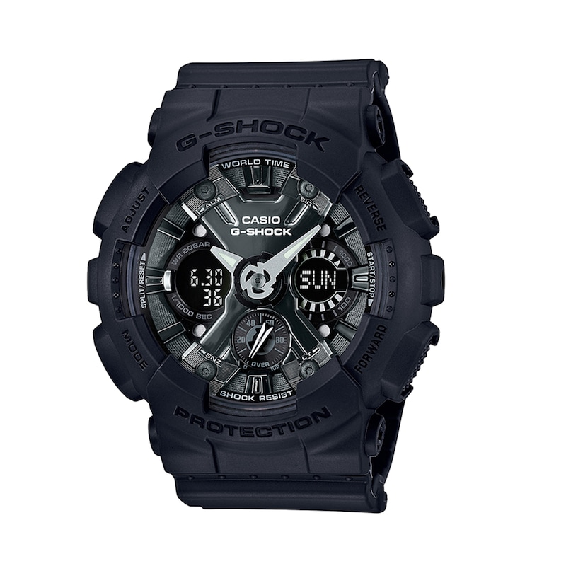 Ladies' Casio G-Shock Black Resin Strap Watch (Model: GMAS120MF-1A)