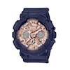 Thumbnail Image 0 of Ladies' Casio G-Shock Blue Resin Strap Watch with Rose-Tone Dial (Model: GMAS120MF-2A2)