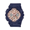 Thumbnail Image 1 of Ladies' Casio G-Shock Blue Resin Strap Watch with Rose-Tone Dial (Model: GMAS120MF-2A2)