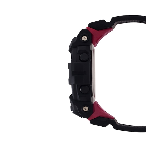 Men's Casio G-Shock Power Trainer Strap Watch with Black and Red Dial (Model: Gbd800-1)