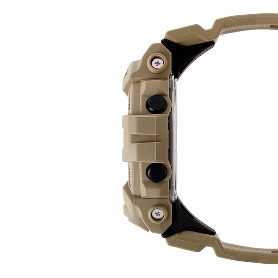 Men's Casio G-Shock Power Trainer Brown Resin Strap Watch with Black Dial (Model: Gbd800Uc-5)