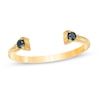 Thumbnail Image 0 of 1/10 CT. T.W. Black Diamond Open Ring in 10K Gold