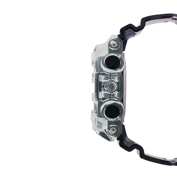 Men's Casio G-Shock Classic Clear Resin Strap Watch with Grey Dial (Model: Ga700Sk-1A)