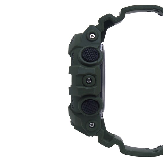 Men's Casio G-Shock Classic Green Strap Watch with Black Dial (Model: Ga700Uc-3A)